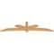 Ekena Millwork Alberta Smooth Timber Gable Bracket, Western Red Cedar, 108"W x 27"H x 3 1/2"D x 5 1/2"F, 6/12 Pitch GBW108X27X0406ALB00SWR - alternate 4